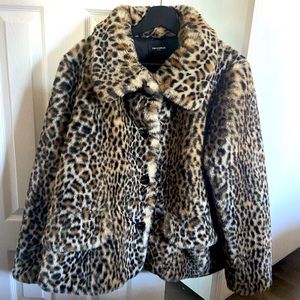 Faux fur leopard natural THE KOOPLES